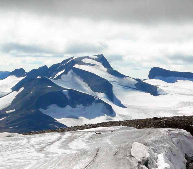 Galdhpiggen, the highest mountain in Norway
