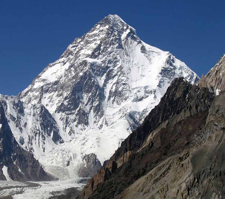 K2, Mount Godwin-Austen - the second tallest mountain in the world